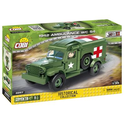 Cobi 2257 - Konstruktionsspielzeug - Dodge WC-54 Ambulance