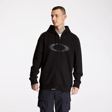 Oakley Camo Lines Ellipse Full Zip Hoodie Kapuzenpullover Black M