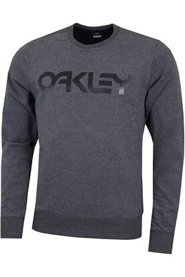 Oakley B1B Crew Sweatshirts 472399-02F Pullover Grau Blackout LT HTR L