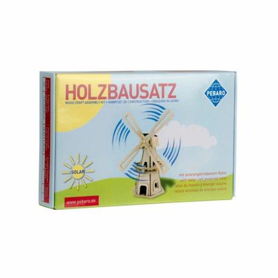 Holzb. SOLAR Windmühle 34 Teile