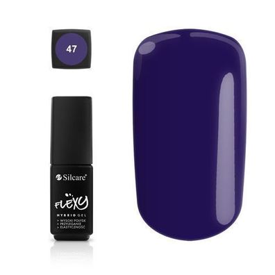 Silcare Flexy Hybrid Nagellack Nr. 47 - Intensive Farbe, 4,5g