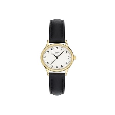 Adora Basis Damenuhr Mineralglas analog Edelstahlgehäuse 5 BAR