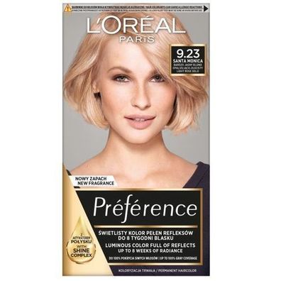 L'Oreal Paris Präferenz, Haarfärbemittel 9.23 Santa Monica - 1 Stück