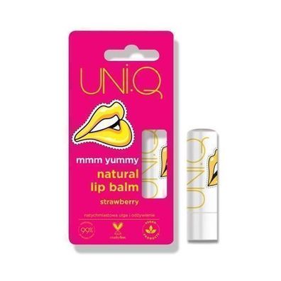 UNI.Q Natérlicher Lippenbalsam Erdbeere, 5g