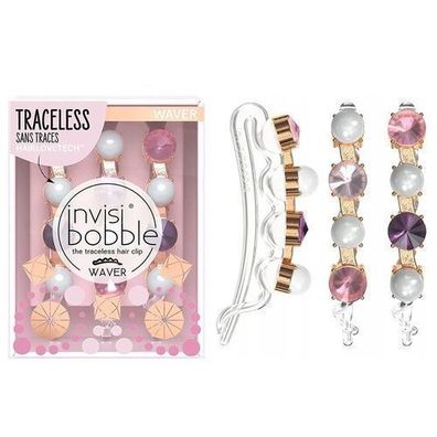 Invisibobble Waver British Royal Spinki do wÅ?osÃ³w To Bead or not to Bead, 3 sztuki