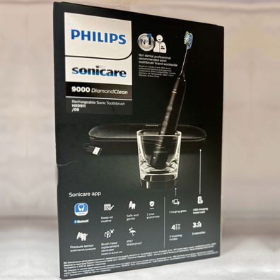 Philips DiamondClean 9000 Elektrische Schallzahnbürste schwarz HX9911/09 black