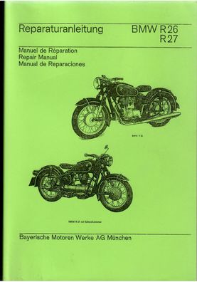 Reparaturanleitung BMW R 26 / R 27, Motorrad, Oldtimer, Klassiker