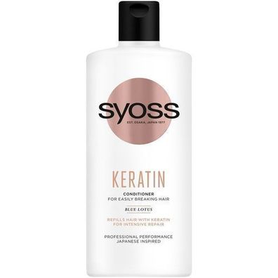 Syoss Keratin Haarspülung, 440ml - Intensive Haarpflege