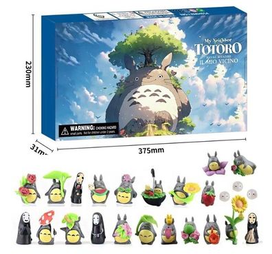 Toto RO Figuren Weihnachts-Adventskalender 24 Tage Weihnachts-Countdown Blindbox