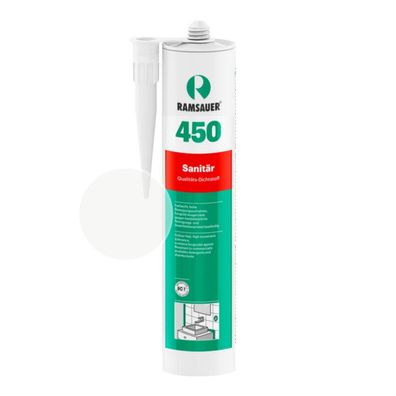 Ramsauer 450 Sanitärsilikon transparent Fugen Dichtstoff Dichtmasse 310 ml