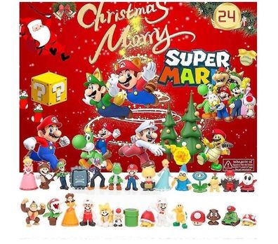 Super Mario-Spielthema,24-Tage-Adventskalender, lindbox für Kinder