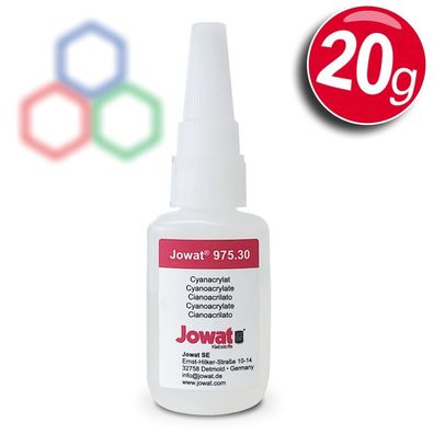 Sekundenkleber Jowat 975.30 Klebstoff Kleber transparent Cyanacrylat 1 x 20 gr