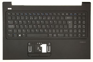 Medion Akoya S6219 Tastatur Gehäuse Palmrest Topcase QWERTY US International