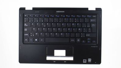 Medion Akoya E3213 E3215 Tastatur Palmrest Gehäuse AZERTY Belgium 40065913