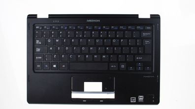 Medion Akoya E3213 E3216 Tastatur Palmrest Gehäuse QWERTY US International 40065518