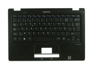 Medion Akoya E3216 Tastatur Gehäuse Palmrest AZERTY Belgium 40065913