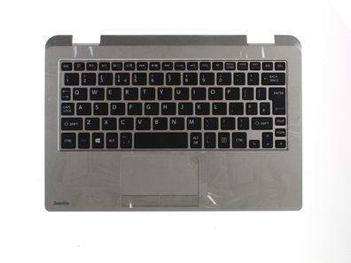 Toshiba Satellite Gehäuse mit Tastatur QWERTY English H000097090 13N0-EBA0F01 GOLD