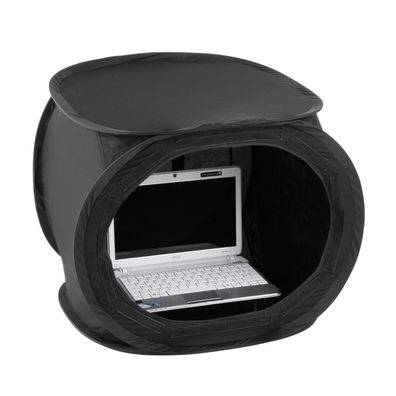 Walimex Pop-Up Laptop-Zelt 50x50x50cm super black