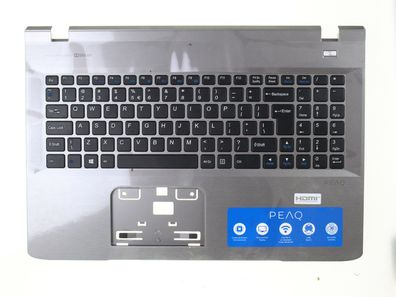 PEAQ Gehäuse mit Tastatur QWERTY US International MP-12C96U4-360