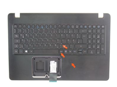 Acer Aspire F5-573 F5-573G Gehäuse mit Tastatur QWERTZ Deutsch 6B. GDFN7.010