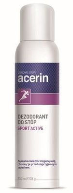 Acerin Sport Active Fußdesodorant 150ml - Frisches Fußspray