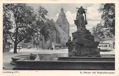 Landsberg Warte St. Marien Paukschbrunnen 1943