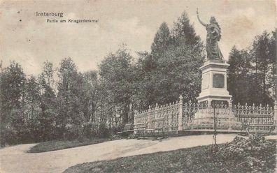 AK Insterburg / Ostpreußen Kriegerdenkmal Germaniadenkmal 1916