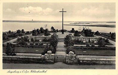 Angerburg Ostpreussen Heldenfriedhof Postkarte 1938