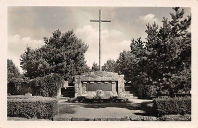 Angerburg/Ostpr. Ehrenfriedhof Postkarte AK