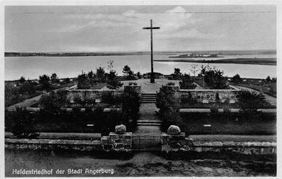 Angerburg Ostpreußen Heldenfriedhof der Stadt Foto Postkarte