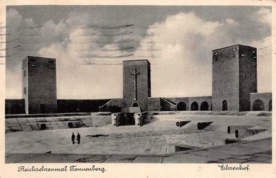 AK Reichsehrenmal Tannenberg Ehrenhof Postkarte 1938