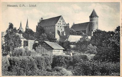 Allenstein O.-Pr. Schloß Postkarte AK 1931