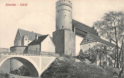 Allenstein Schloß Postkarte AK