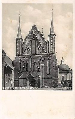 Frauenburg. Dom, Westseite Ostpr. Postkarte