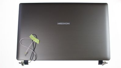 Medion Akoya E6240T Displaydeckel Display Lid Back Cover Antenne 13N0-CNA0F01