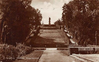 Insterburg Tschernjachowsk Stadtpark Kriegerdenkmal AK 1931