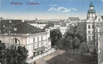 Königsberg Stadttheater Feldpostkarte AK 1918