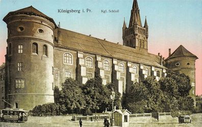 Königsberg i. Pr. Kgl. Schloß Postkarte AK