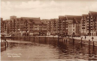 Königsberg i. Pr. Alte Speicher Bruno Wohlfahrt Postkarte AK