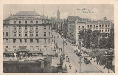 Königsberg Grüne Brücke Feldpostkarte AK 1915