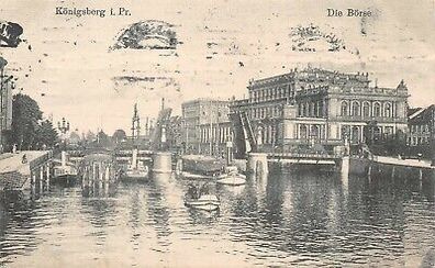 Königsberg i. Pr. Die Börse Postkarte 1916