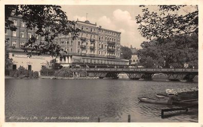 Königsberg i. Pr. An der Schloßteichbrücke Feldpostkarte AK 1940