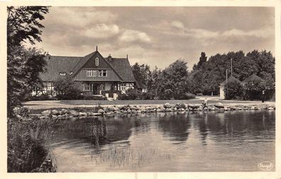 Lötzen Ostpr. Jugendherberge am Löwentinsee Postkarte AK