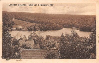 Ostseebad Rauschen / Swetlogorsk Blick von Folchmanns Höh Postkarte