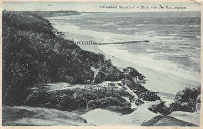 Ostseebad Rauschen Blick von der Venusspitze Postkarte AK