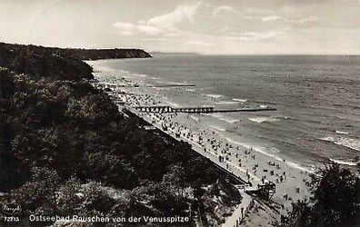 Ostseebad Rauschen von der Venusspitze Ostpr. AK 1937