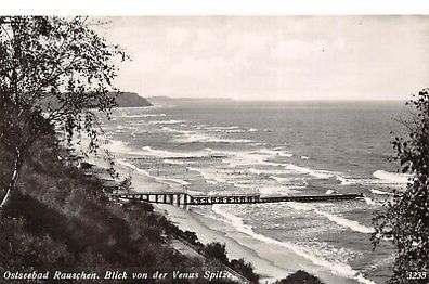 Ostseebad Rauschen Blick von der Venus Spitze Postkarte AK