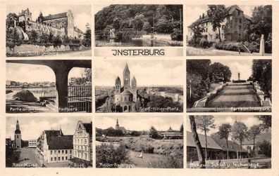 Tschernjachowsk Insterburg Ostpreußen Panorama Postkarte