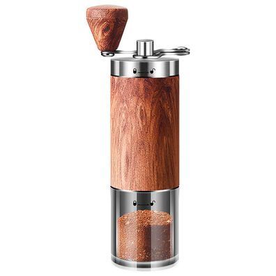 Handkaffeemaschine, multifunktionale Holzmaserung, Mini-Kaffeemühle