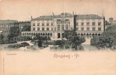 Universität Königsberg Ostpreußen Postkarte AK